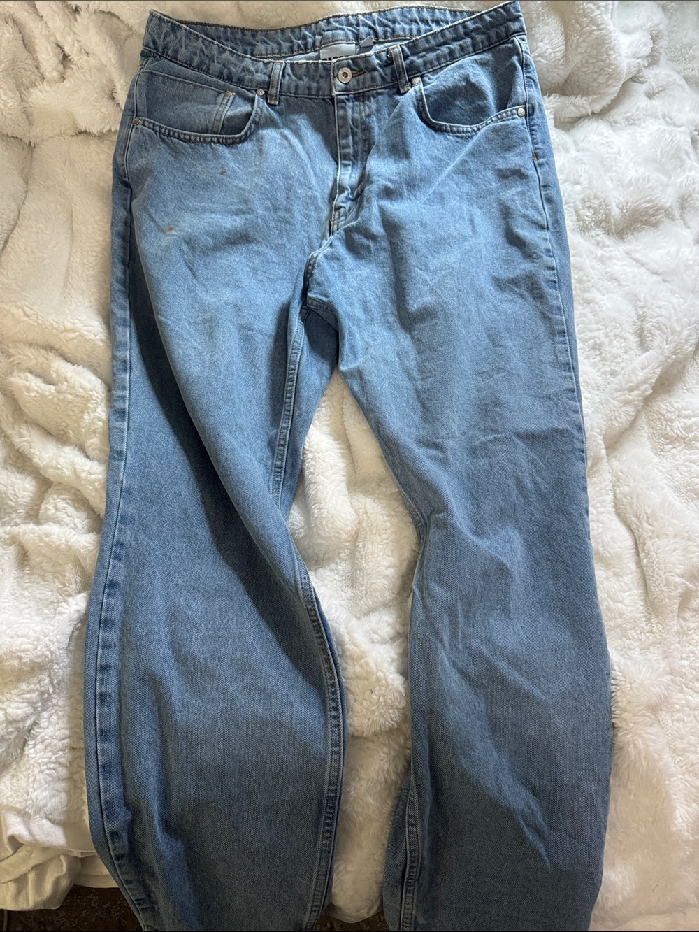 The Ragged Priest Light Blue Straight-Leg Women's Jeans